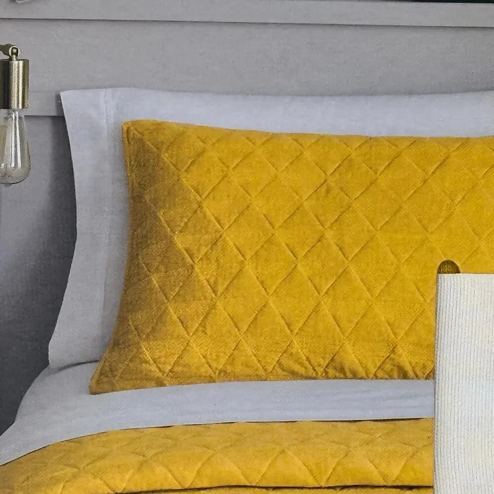 Project 62 Nate Berkus Standard Pillow Shams Lot Yellow 20x26 Set of 2 New